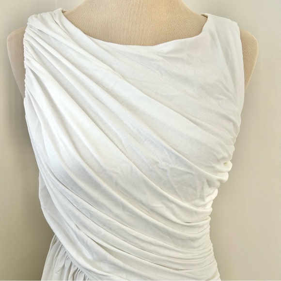 🍒NWT DISSH Alexandria Hybrid Sleeveless Midi Dress in White. Size: 8 - Picture 8 of 16
